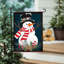 Drapeau de jardin Holly Snowman