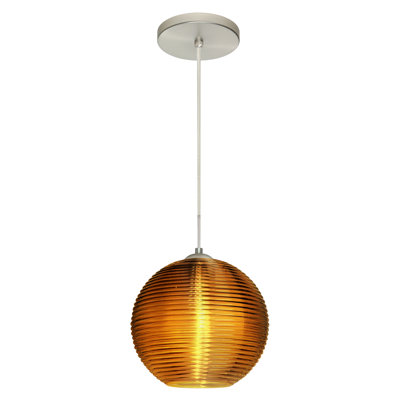 Luminaire sphère suspendu 1 lumières simple Kristall
