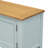 Keyania Coffee Console Table with Four Small Drawers and Bottom Shelf-94995385