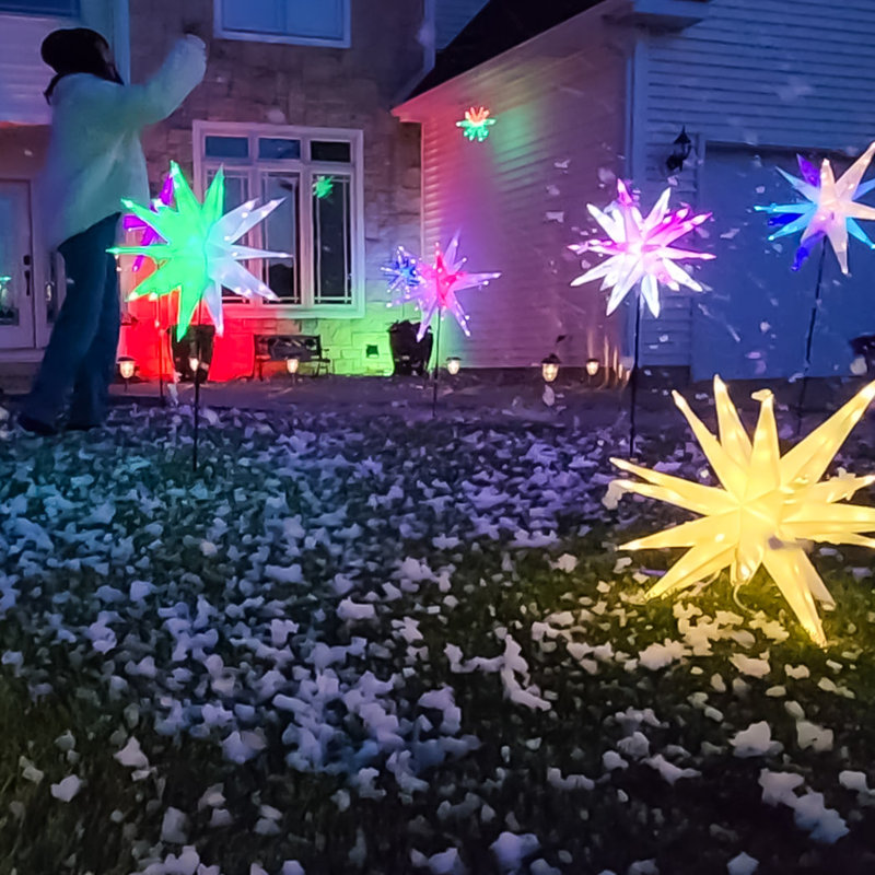 Décoration de Noël extérieure résistante aux intempéries