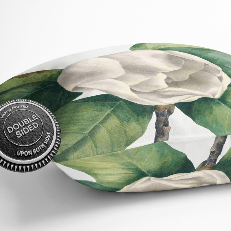 Southern Magnolia Vol.2 Floral Scatter Cushion, 40cm H x 40cm W x 15cm D