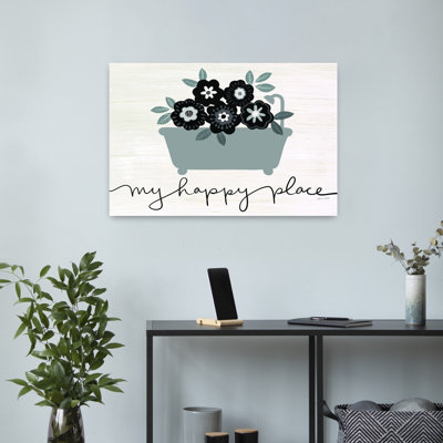 My Happy Place Contemporary Flower Art