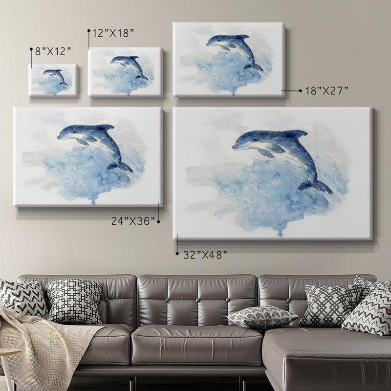 Toile tendue avec châssis Wave Wave, H 24 po x l 36 po