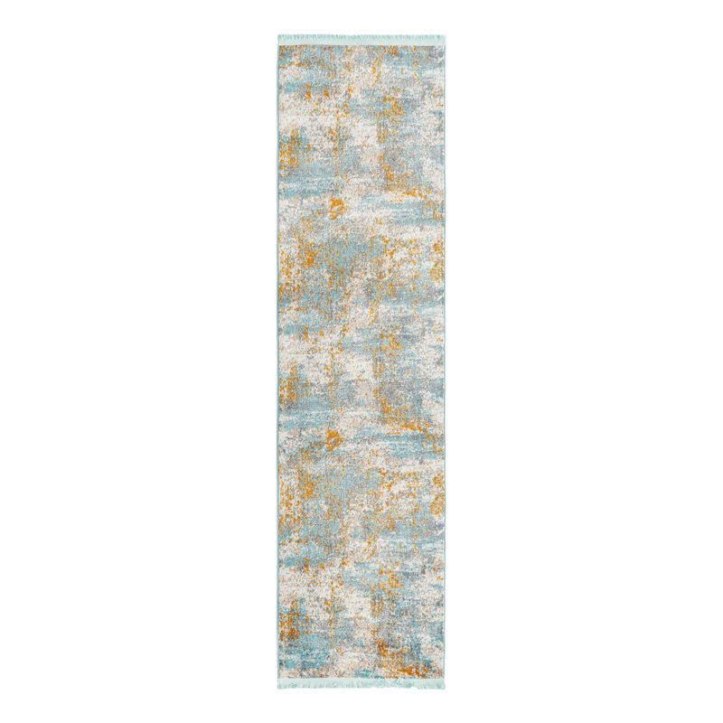 Haefner Abstract Indoor Rug, Runner 2'2" x 8'
