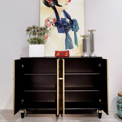 Painted Light Luxury Porch Cabinet 51.1'' Sideboard