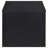 Black  Square Side End Table