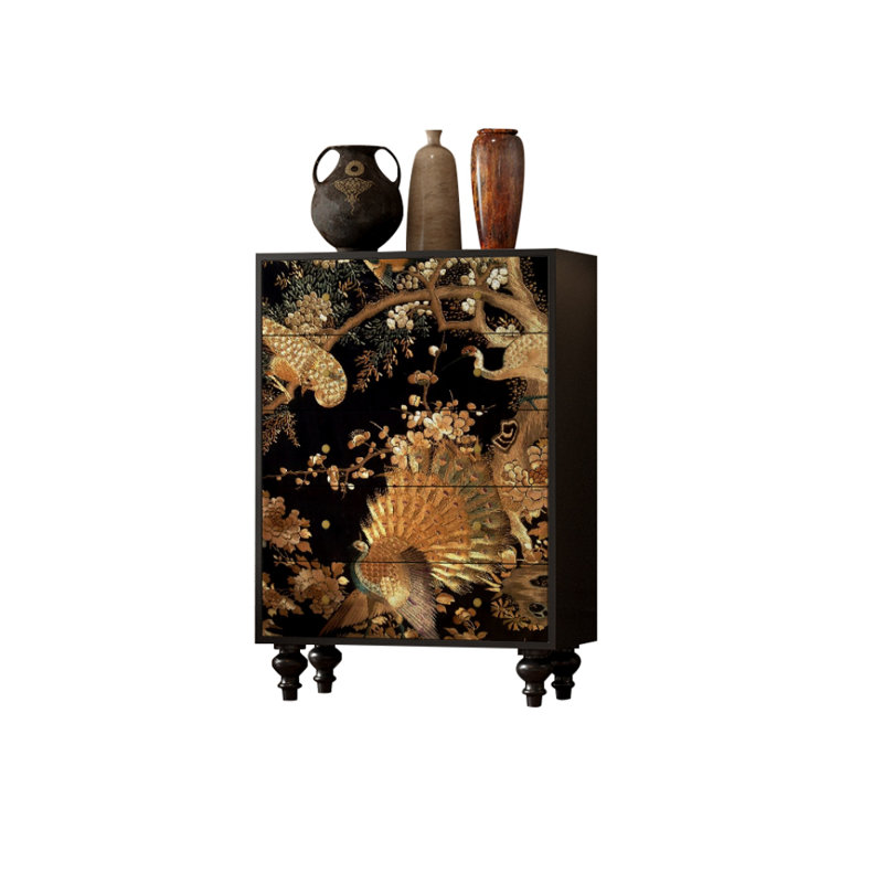 Commode d'appoint en bois massif italien