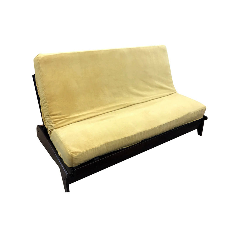 Housse de futon M6 Velvet Texture, Simple, Jaune