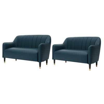 Banc rembourré en similicuir Light Luxury Cafe
