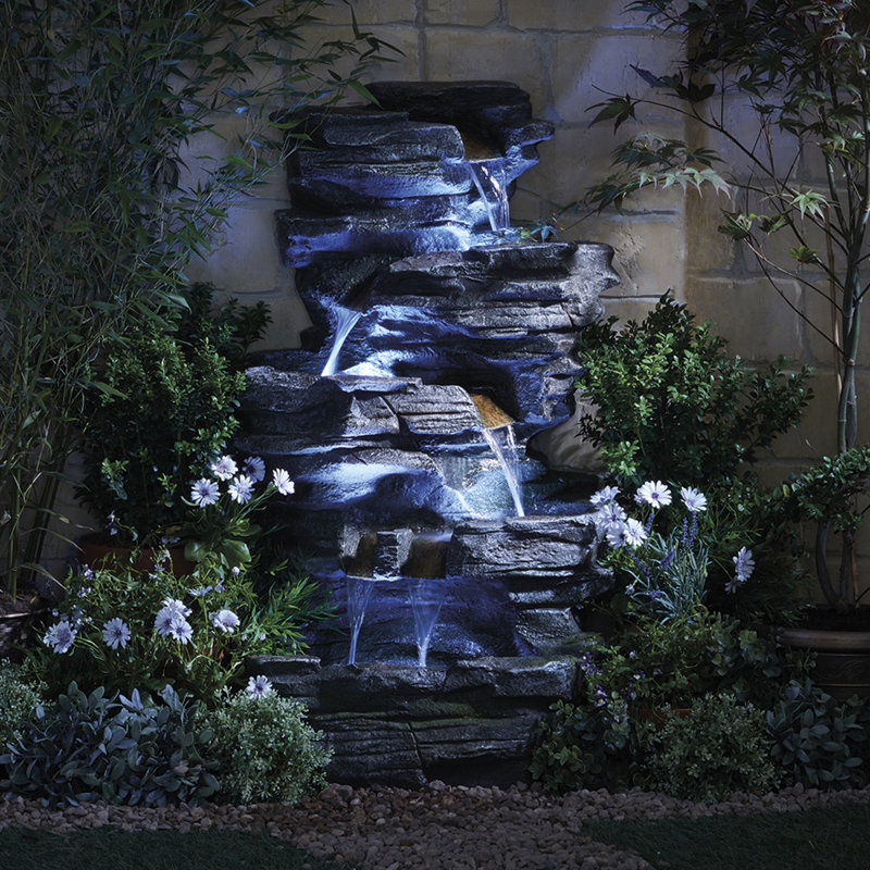 Dixon Weather Resistant Fountain with Light