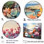 «Colorful Succulent Texas Charm» - ensemble de reproductions d'art mural succulentes-1187595419-1187595413