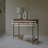 Agra 39.37'' Solid Wood Top Console Table