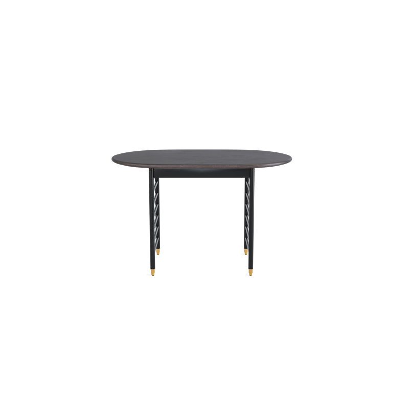 Frank Lloyd Wright Racine Signature Utility Table, 30" H x 48" W x 30" D, Black