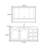 Light luxury simple cream style bathroom cabinet