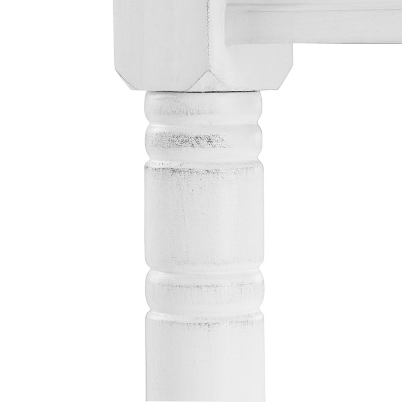 Callum End Table, White