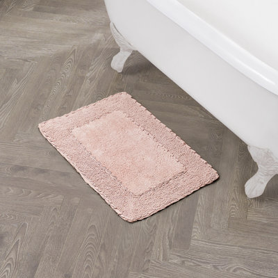 Laura Ashley Ruffle 100% Cotton Bath Rugs