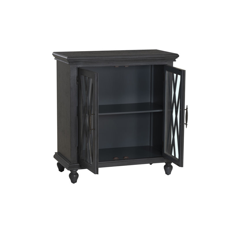 Armoire 2 portes Elliann Grey, Gris