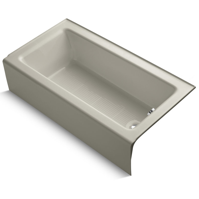 Bellwether 60" x 32" Soaking Bathtub, Sandbar, Right