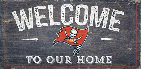 Décoration murale welcome NFL, Buccaneers de Tampa Bay