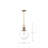 Crownfield 1-Light Single Globe Pendant-741677546