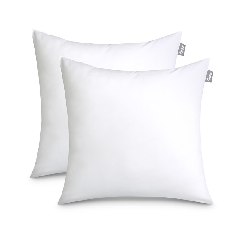 White Throw Pillow Inserts, Square 24"