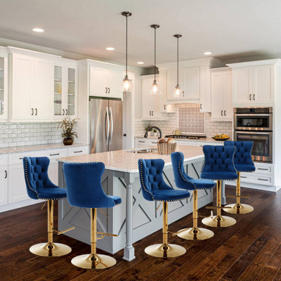 360°Swivel Adjustable Counter Height Bar Stools