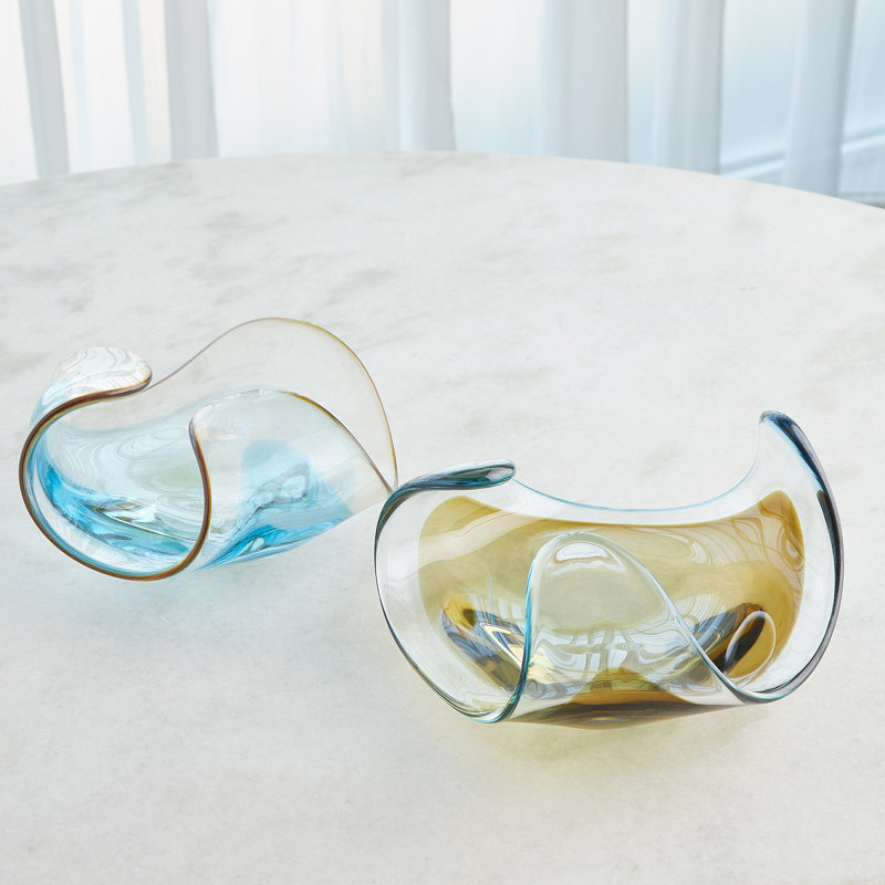 Trio Bowl-Turquoise/Beige