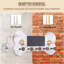 Manufactured Wood Wall Organizer with Key Hooks-2057468836
