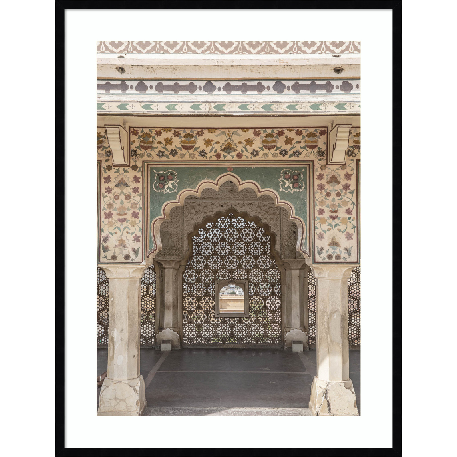 Daisey "Desert Palace" Print, Black, 41" H x 31" W