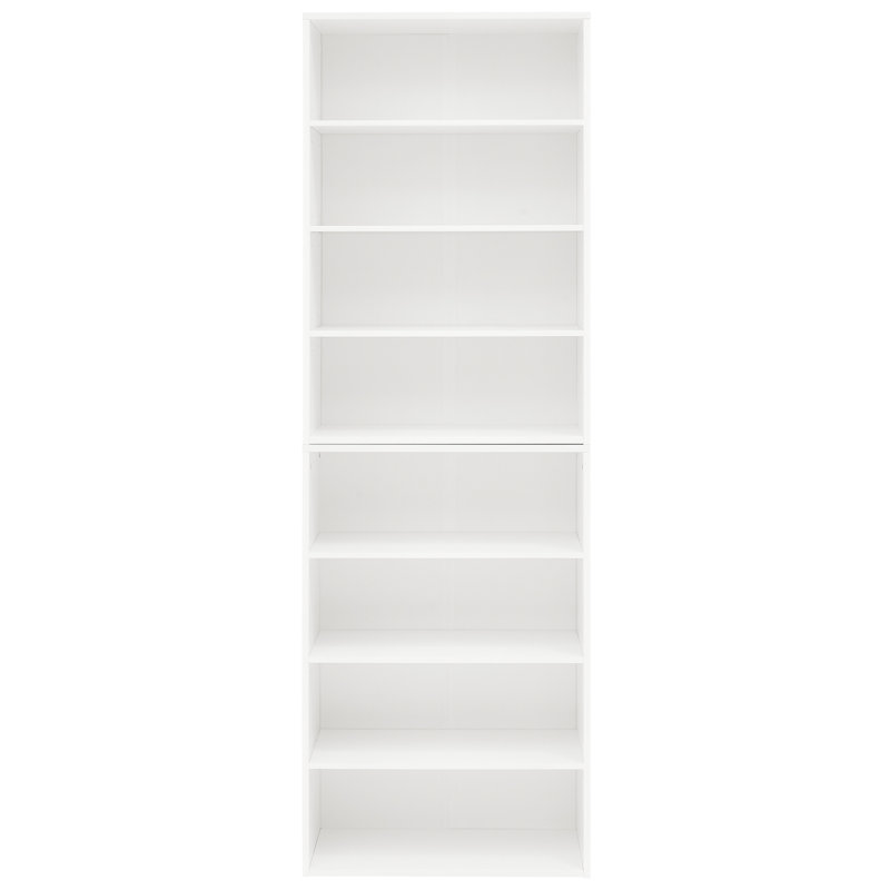 Adjustable Cd Storage Cabinet, 6 Shelves, Detachable Into Two , Suitable For Living Room, High - Quality , 23.27" Depth 8 Layer Shelving, 4 32 Lbs Net Weight