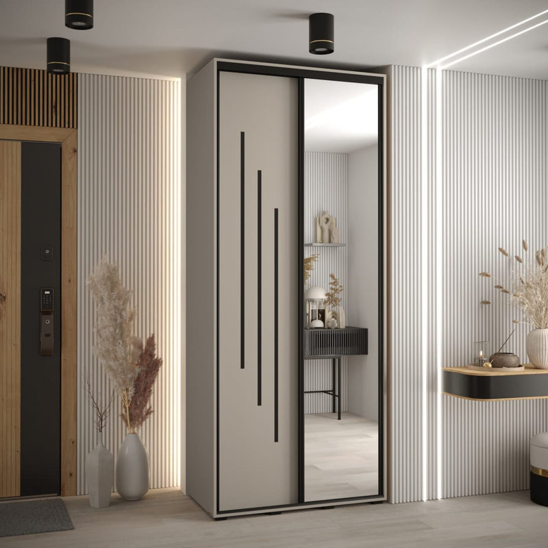Berthia Manufactured Wood Wardrobe