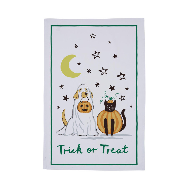 Trick Or Treat Tea Towel Kitchen Towel