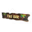 Décoration murale tiki en bois sculpté