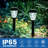 Bronze Solar Powered Integrated LED Pathway Light Pack