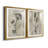 Sumi-e Silhouette I - Matted and Framed Under Acrylic Glass, Set of 2, Large Living Room Wall Art-1176189957-1176189952-1113085683