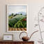 Toile encadrée de qualité supérieure, Toscane, croquis I, prête à être accrochée-458442542-458442538