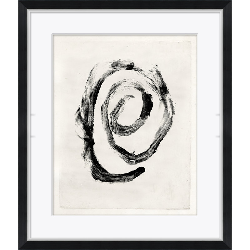 Black & White Swirl Giclee Print