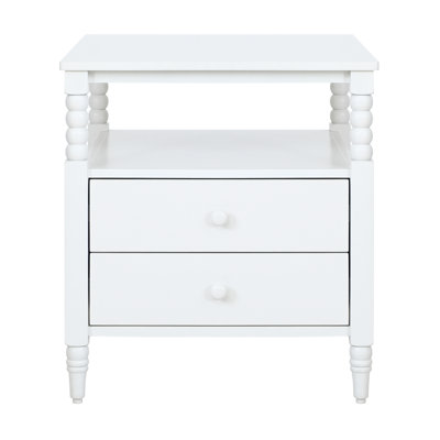 Benbrook Spindle Two Drawer Nightstand by Birch Lane