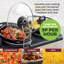 Tower T16015 Three Pot Slow Cooker with Independent Temperature Controls, Keep Warm Function, 4.5L, Stainless Steel