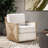 Taza Upholstered Swivel Armchair-474806699