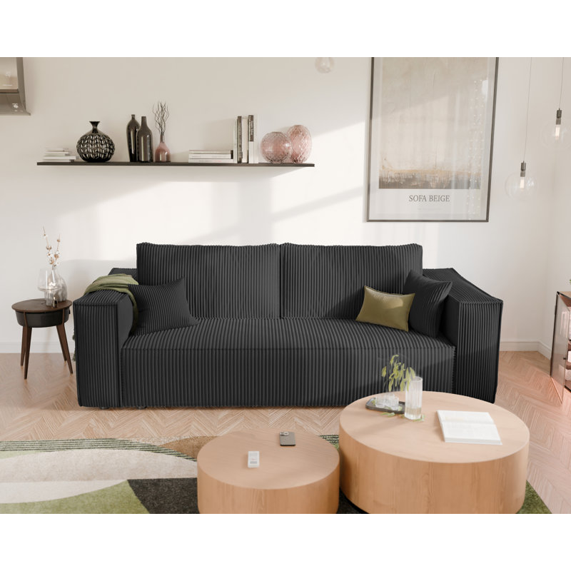 3 Seater Sofa, Black