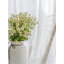 Panneau de rideau simple transparent avec œillets de couleur unie-642261056