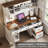 67" H Farmhouse Executive Desk With Hutch-1911564130