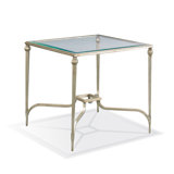 Infinity Glass End Table