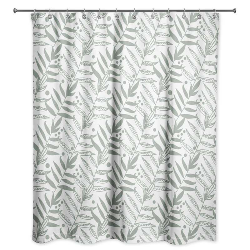 Rideau de douche simple floral New Haven