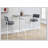 Modern 32-Inch Rectangular Counter Height Dining Table, Compact And Durable For Small Kitchens-562580016