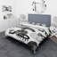 Collage of Eyes & Doodles In Contemporary Style II - Ensemble de housse de couette moderne - Microfibre de polyester-66392171
