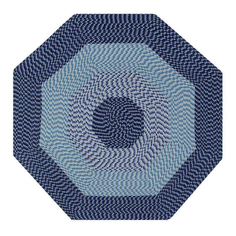 Tapis tressé Fontenay, 48 po octogonal