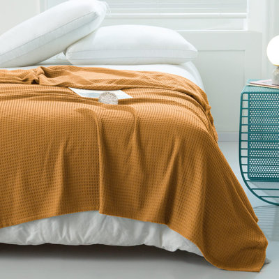 Couverture de refroidissement pour grand lit, 100% rayonne de bambou, couverture d'été fraîche pour les dormeurs chauds, couvertures douces et légères et confortables pour toutes les saisons (90 x 90 po)