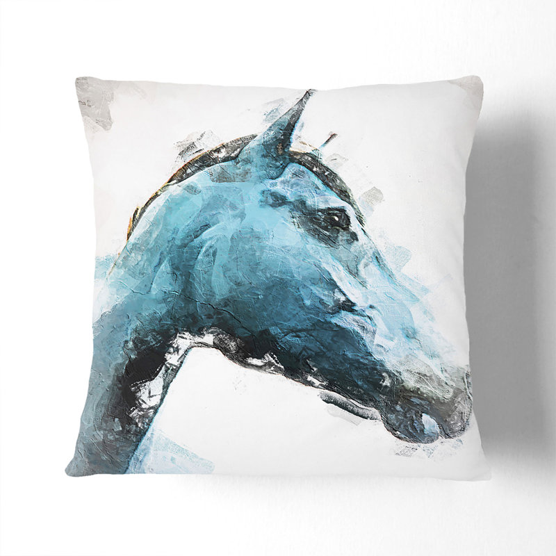 Square Throw Cushion, 55cm H x 55cm W x 20cm D